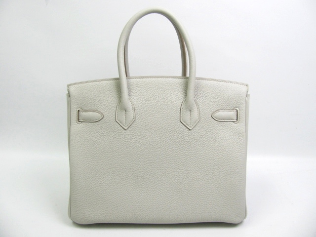 エルメス バーキン30 グレーパール